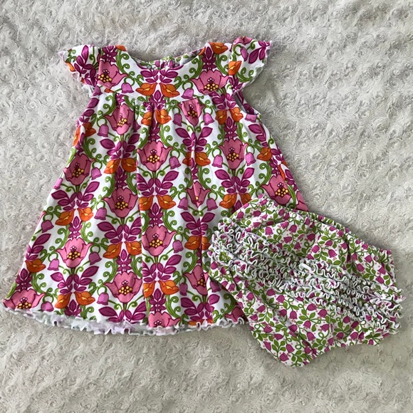 Vera Bradley Other - Vera Bradley Lilli Bell Floral Dress Pink Green